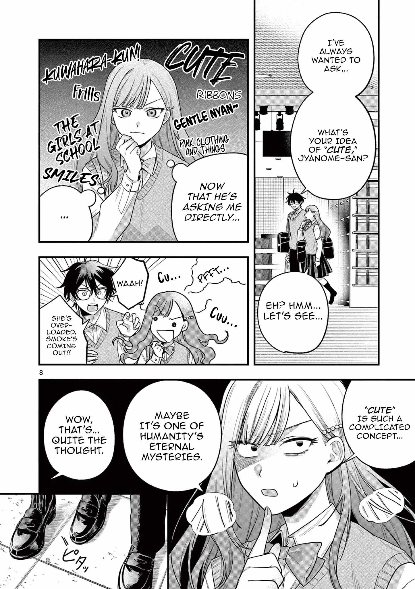 Jyanome-san Wants to Smile! Chapter 3.1 - Page 8