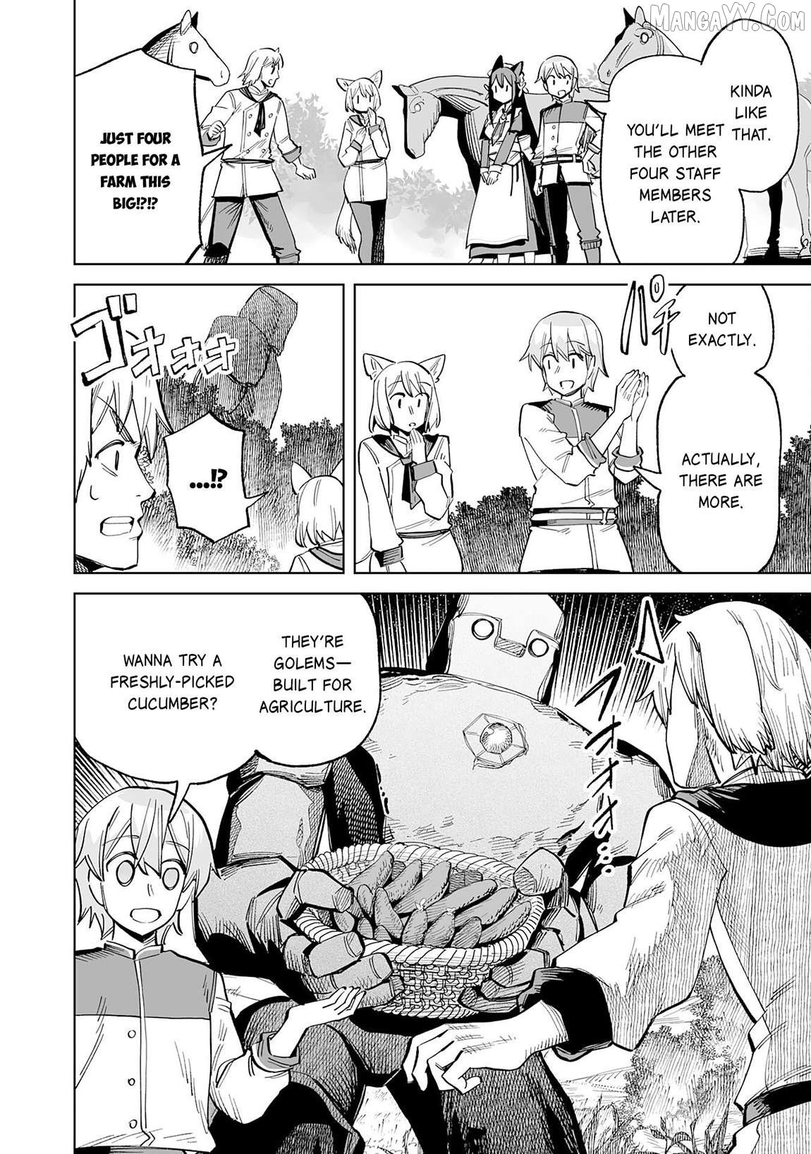 Kaikosareta Kyuutei Renkinjutsushi wa Henkyou de Dai Nouen wo Tsukuriageru – Sokoku wo Oidasareta kedo, Saikyou Ryouchi de Slow Life wo Ouka suru Chapter 19 - Page 13