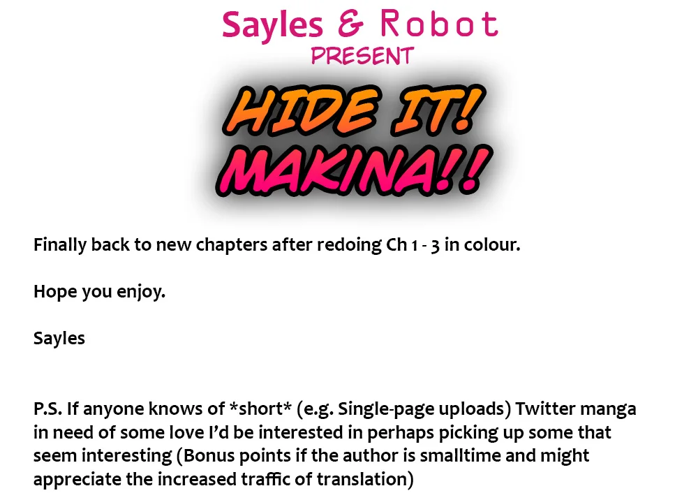 Kakushite! Makina-san!! Chapter 4 - Page 25