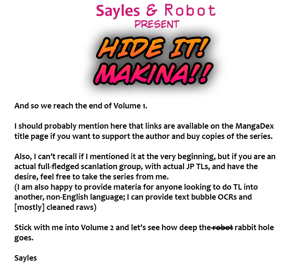 Kakushite! Makina-san!! Chapter 5.5 - Page 21