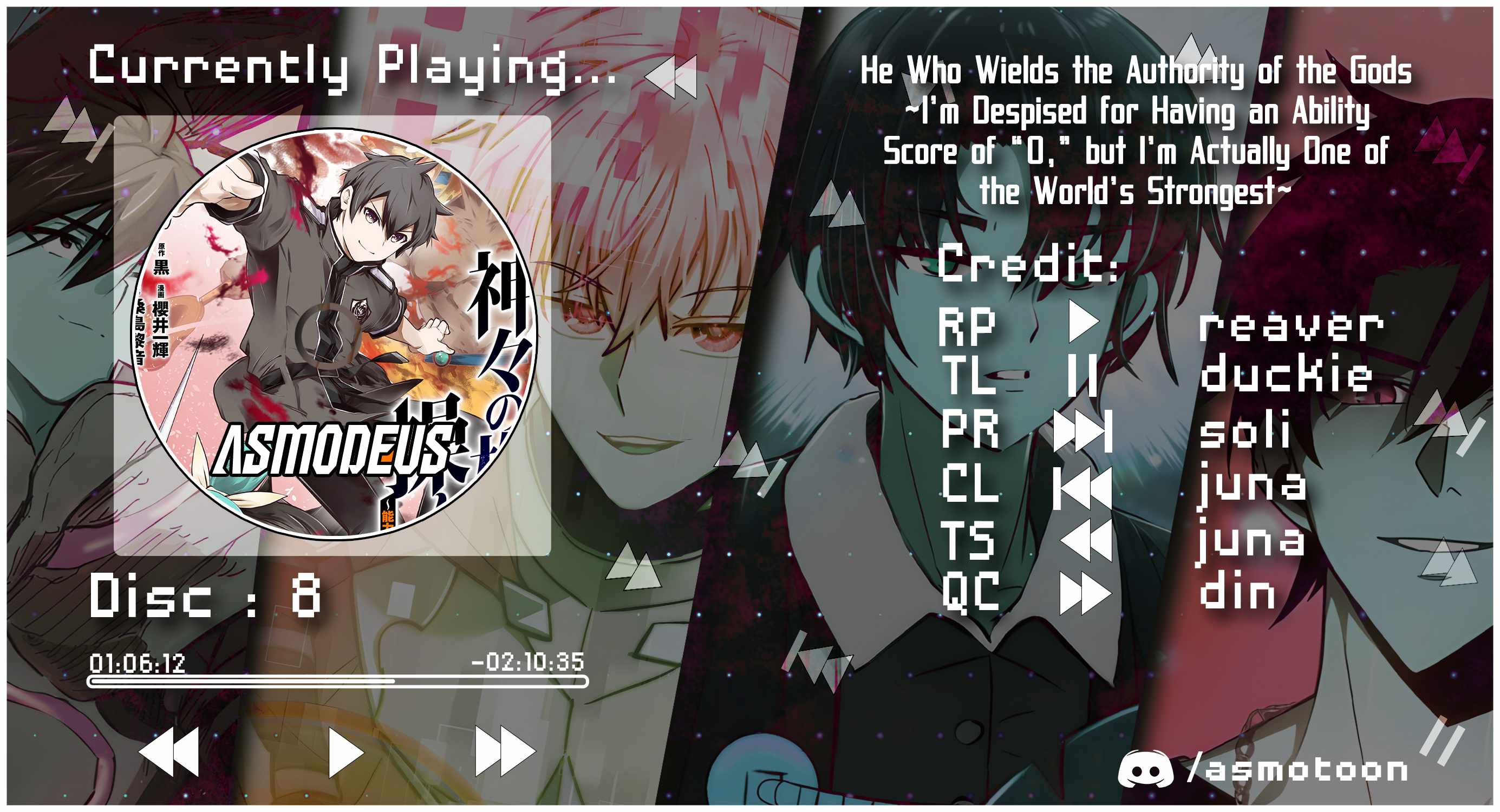 Kamigami no Kennou wo Ayatsurishi Mono ~Nouryoku Suuchi “0” de Sagesumareteiru Ore da ga, Jitsu wa Sekai Saikyou no Ikkaku~ Chapter 8 - Page 1