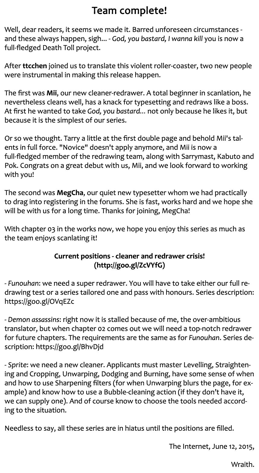 Kamisama, Kisama wo Koroshitai Chapter 2 - Page 36