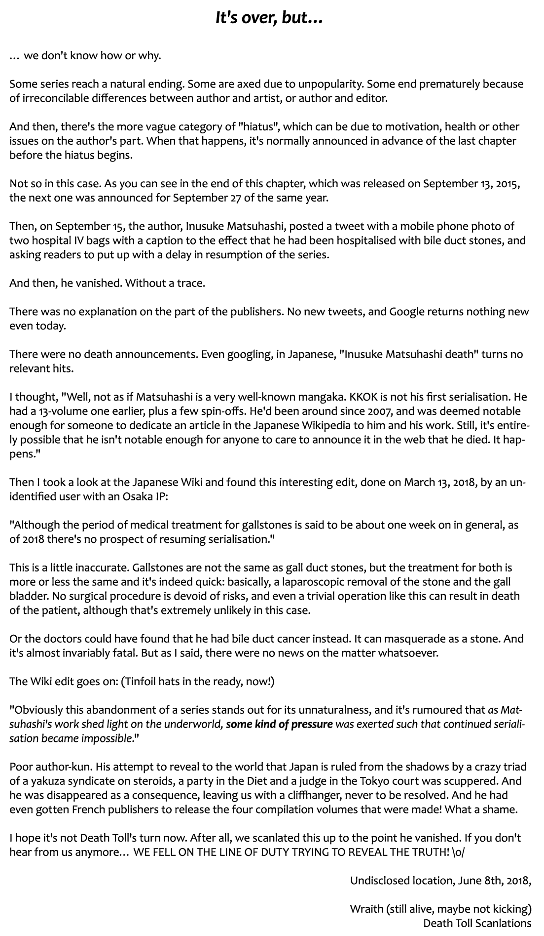 Kamisama, Kisama wo Koroshitai Chapter 28.5 - Page 9