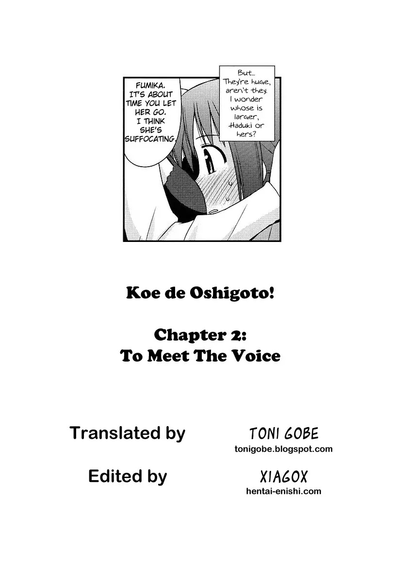 Koe de Oshigoto! Chapter 2 - Page 32