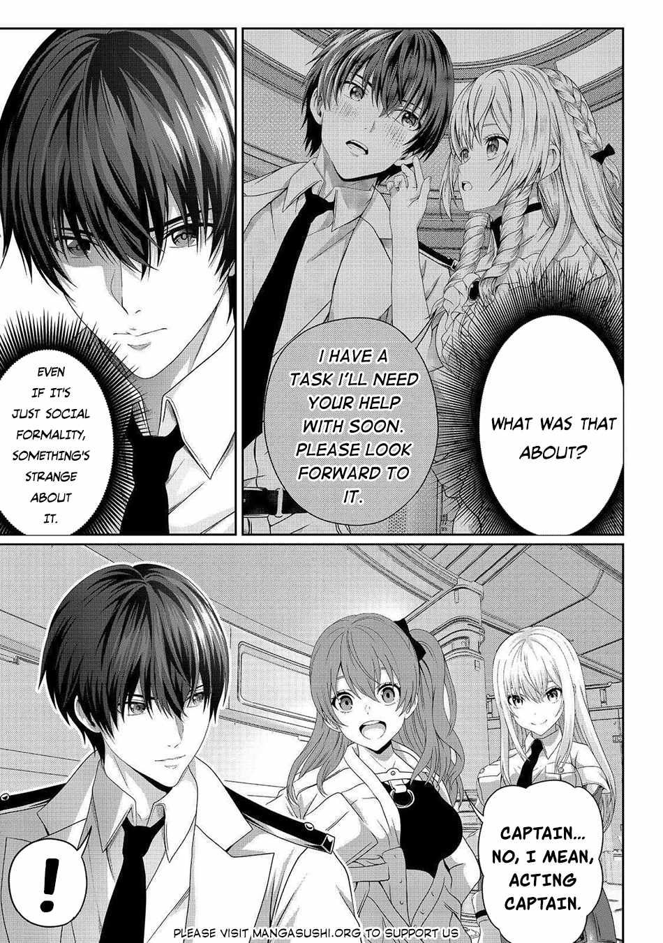 Koko wa Makasete Sakini Ike! wo shitai Shinitagari no Nozomanu Uchuu Gekokujou Chapter 9 - Page 2