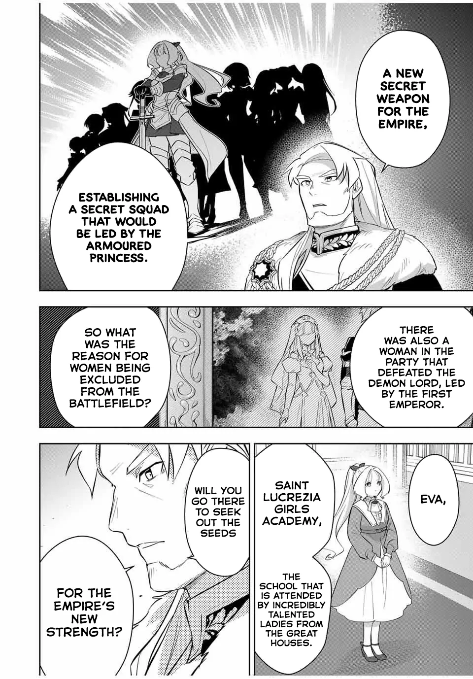 Koujo Tensei: Densetsu no Dai Madoushi, Hime Kishi to Narite Densetsu no Reijou Kishidan o Tsukuri Musou Suru Chapter 8 - Page 14