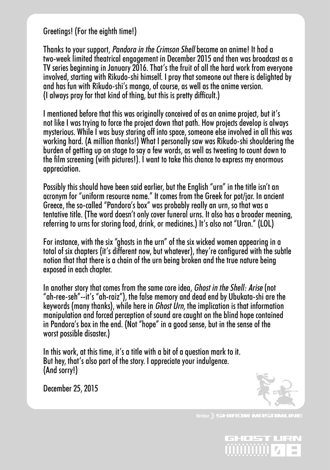 Koukaku no Pandora – Ghost Urn Chapter 32 - Page 50