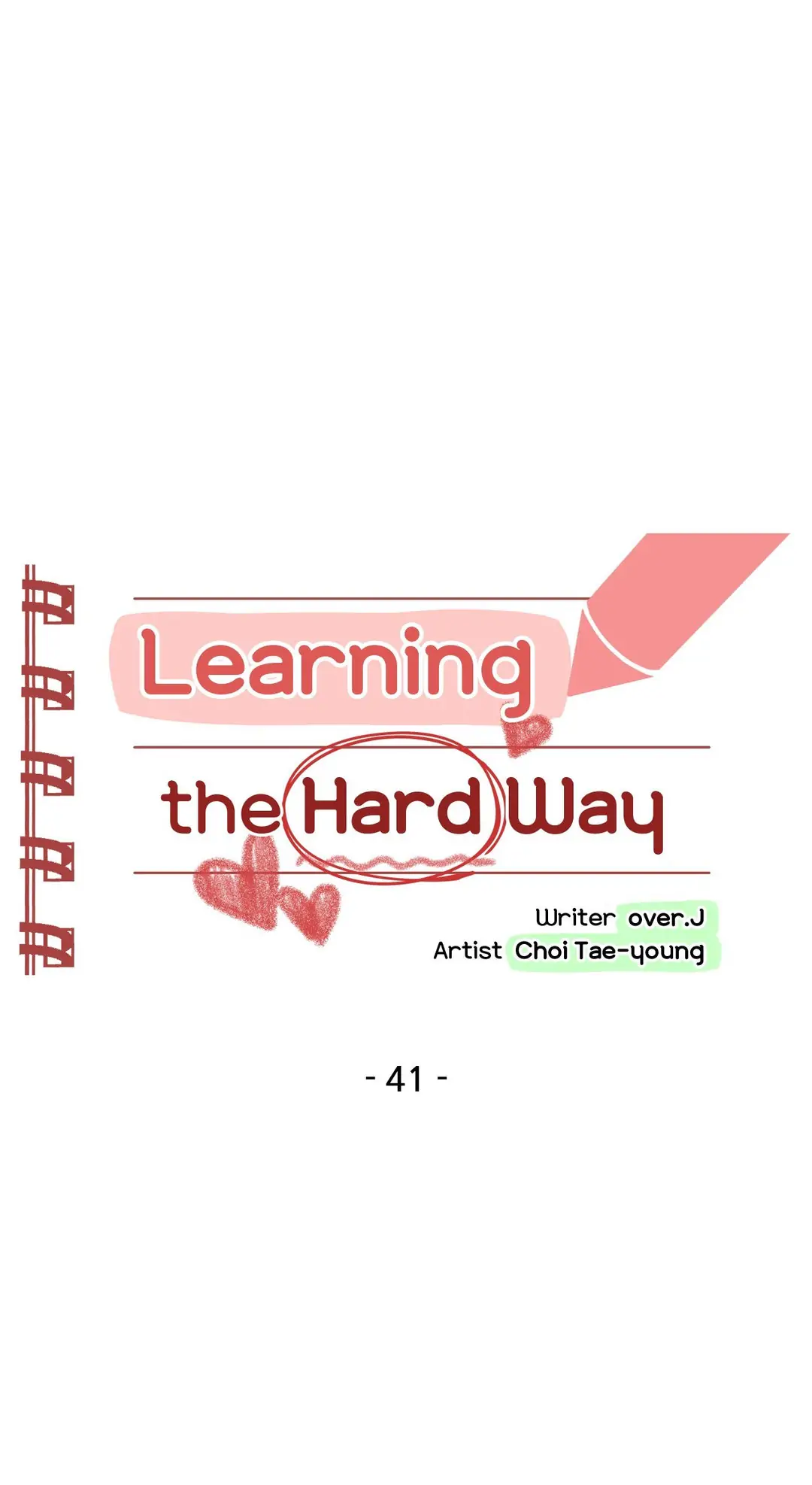 Learning the Hard Way Chapter 41 - Page 1