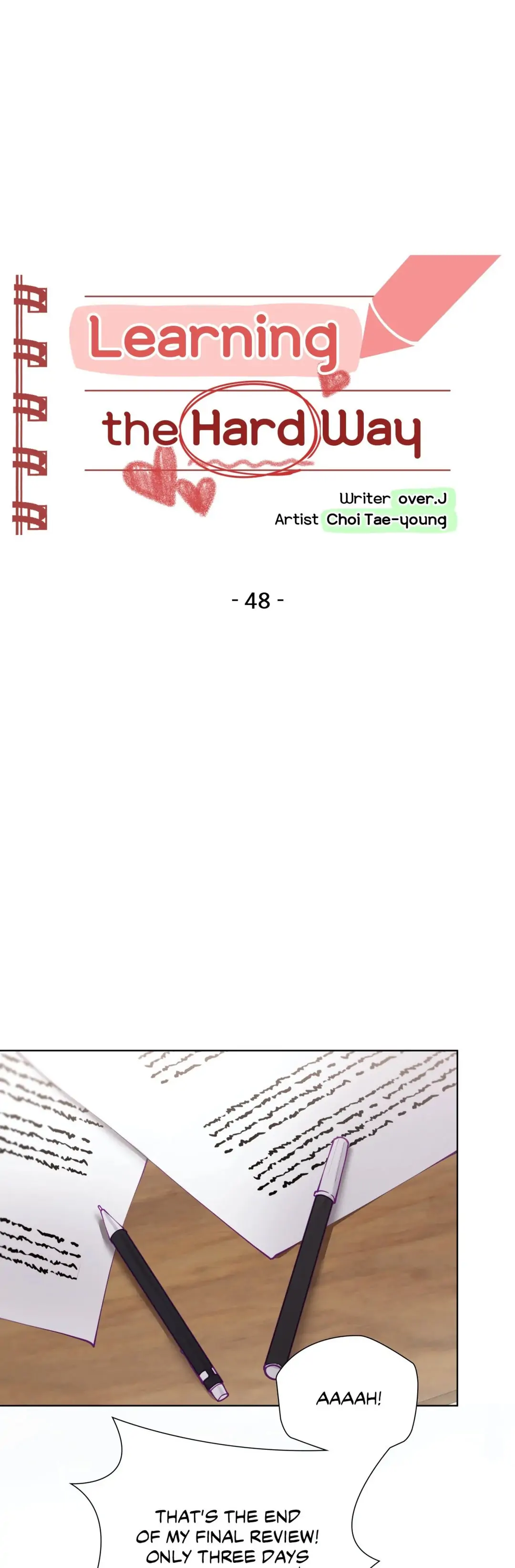 Learning the Hard Way Chapter 48 - Page 1