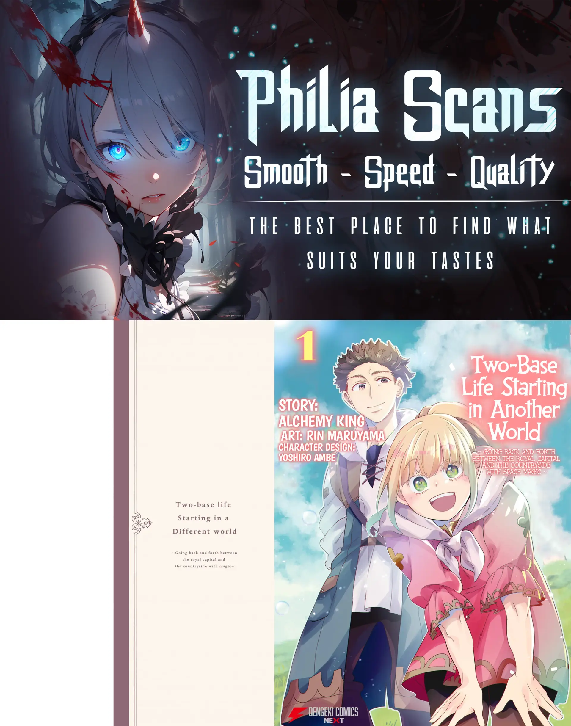 Living a Two-Base Life in Another World: Traveling Between the Capital and Countryside With Spatial Magic Chapter 1 - Page 1