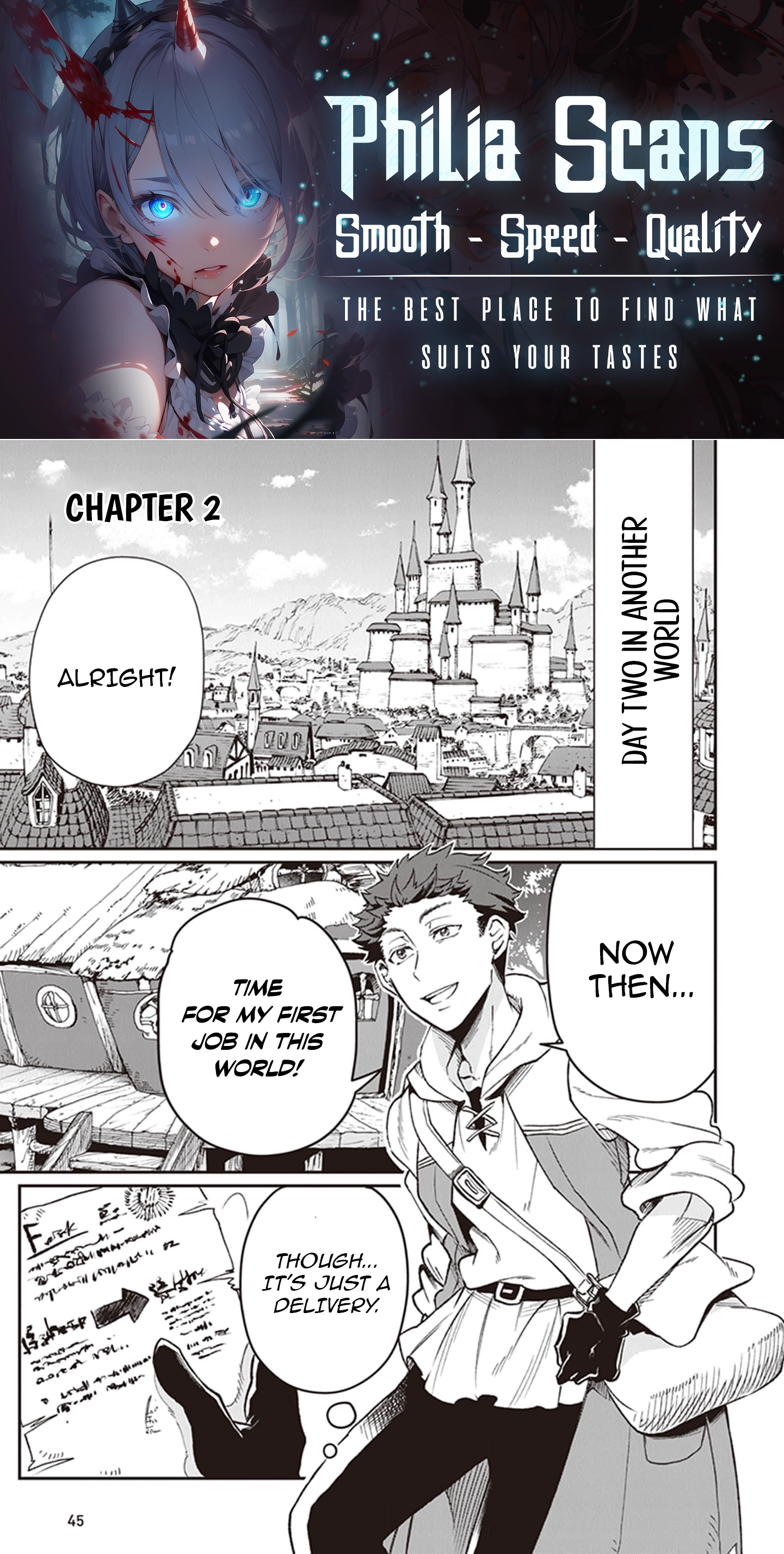 Living a Two-Base Life in Another World: Traveling Between the Capital and Countryside With Spatial Magic Chapter 2 - Page 1