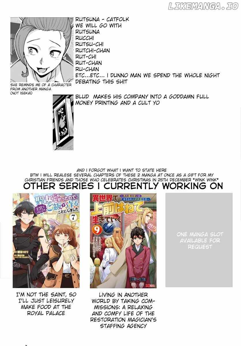 Living in Another World by Taking Commissions ~A Relaxing and Comfy Life of The Restoration Magician’s Staffing Agency~ Chapter 21 - Page 31