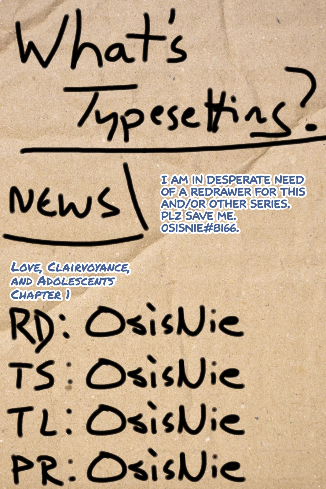 Love, Clairvoyance, and Adolescents Chapter 1 - Page 30