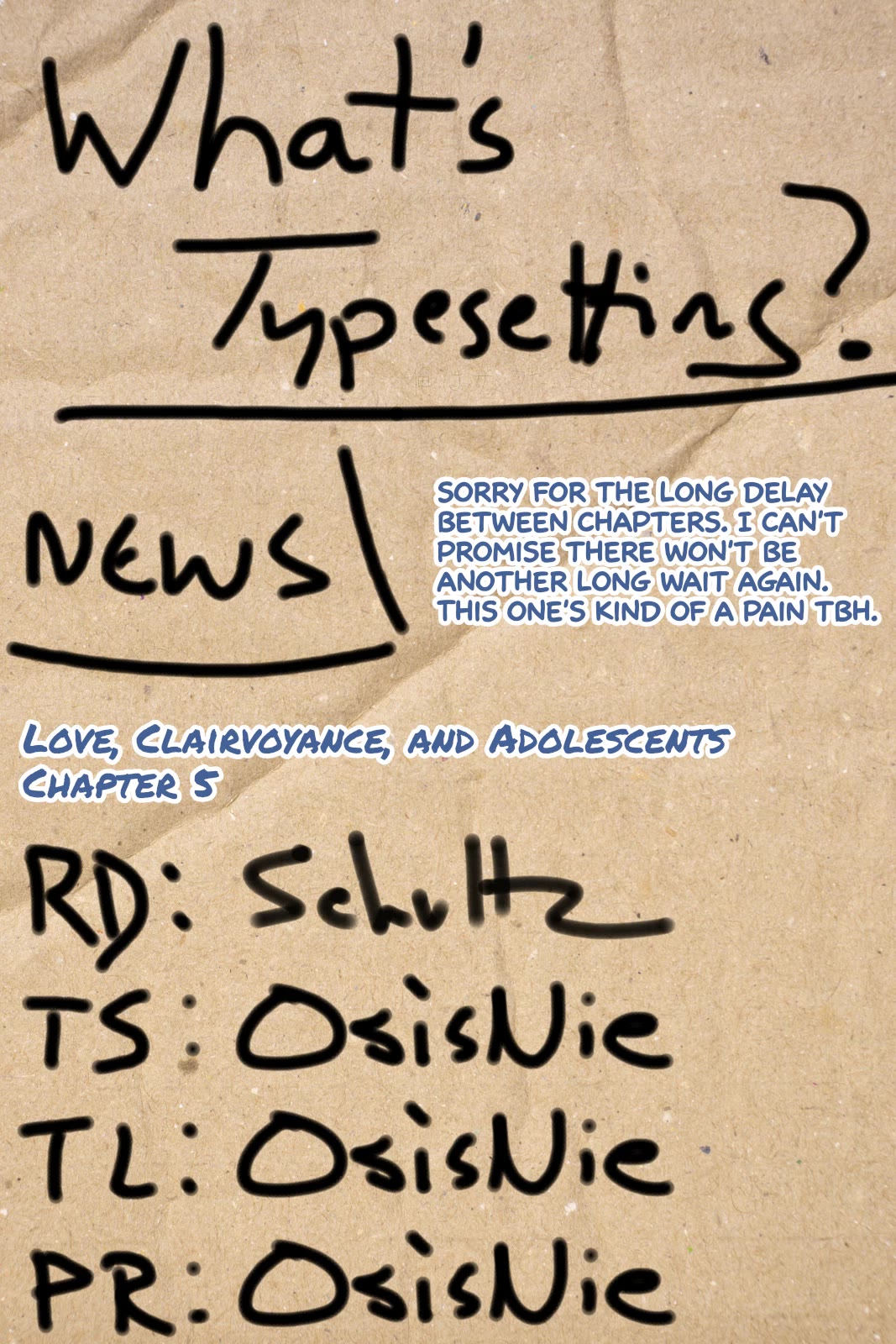 Love, Clairvoyance, and Adolescents Chapter 5 - Page 19