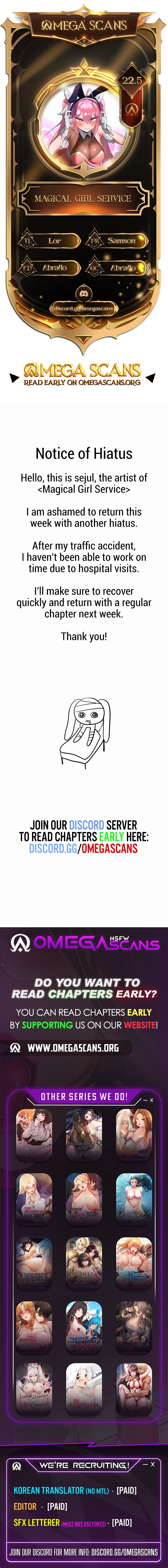 Magic Girl Service Chapter 22.5 - Page 1