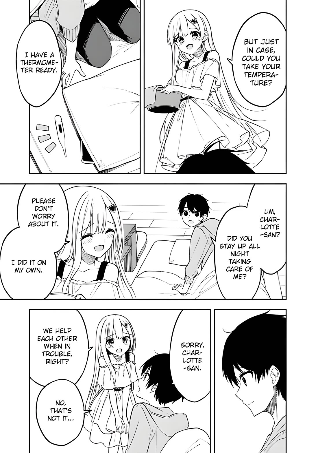 Maigo ni Natteita Youjo o Tasuketara, Otonari ni Sumu Bishoujo Ryuugakusei ga Ie ni Asobi ni Kuru You ni Natta Ken ni Tsuite Chapter 11 - Page 4