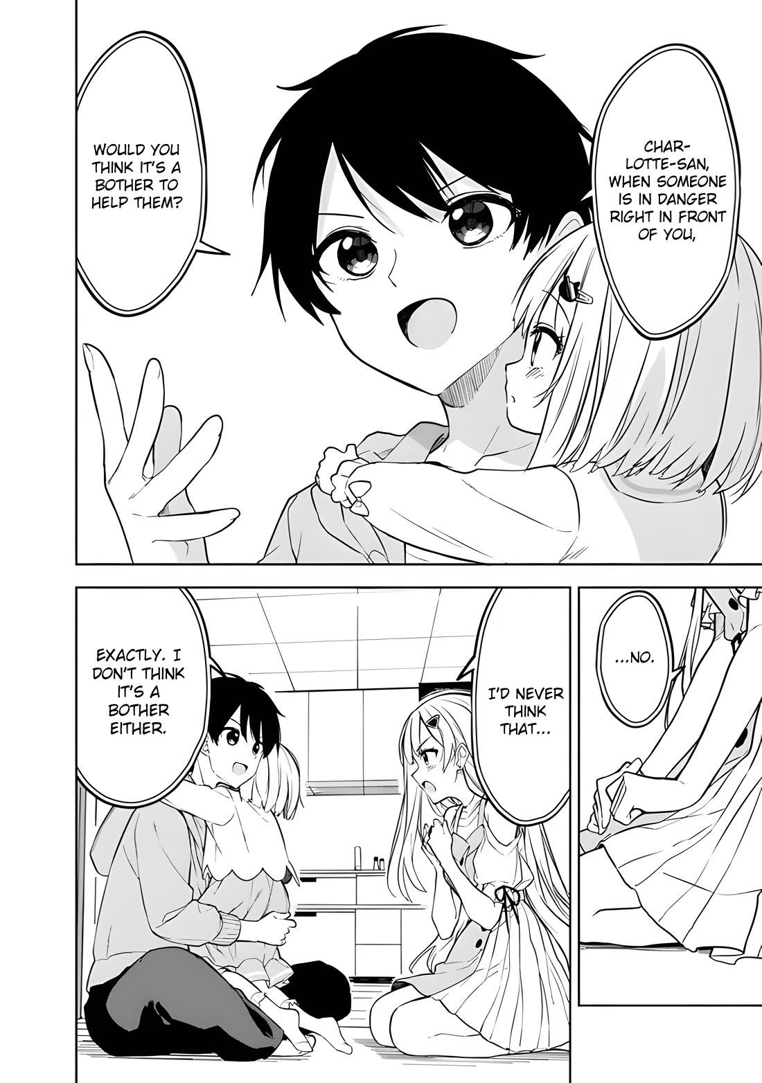 Maigo ni Natteita Youjo o Tasuketara, Otonari ni Sumu Bishoujo Ryuugakusei ga Ie ni Asobi ni Kuru You ni Natta Ken ni Tsuite Chapter 12 - Page 6