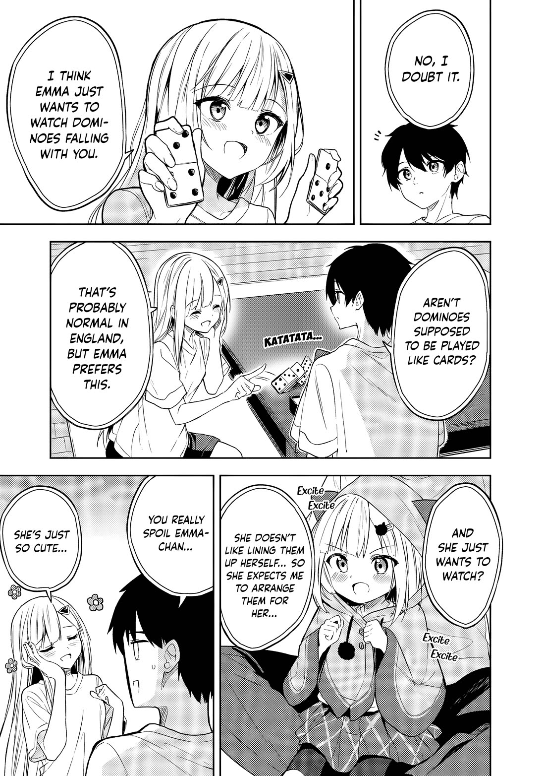 Maigo ni Natteita Youjo o Tasuketara, Otonari ni Sumu Bishoujo Ryuugakusei ga Ie ni Asobi ni Kuru You ni Natta Ken ni Tsuite Chapter 3 - Page 12