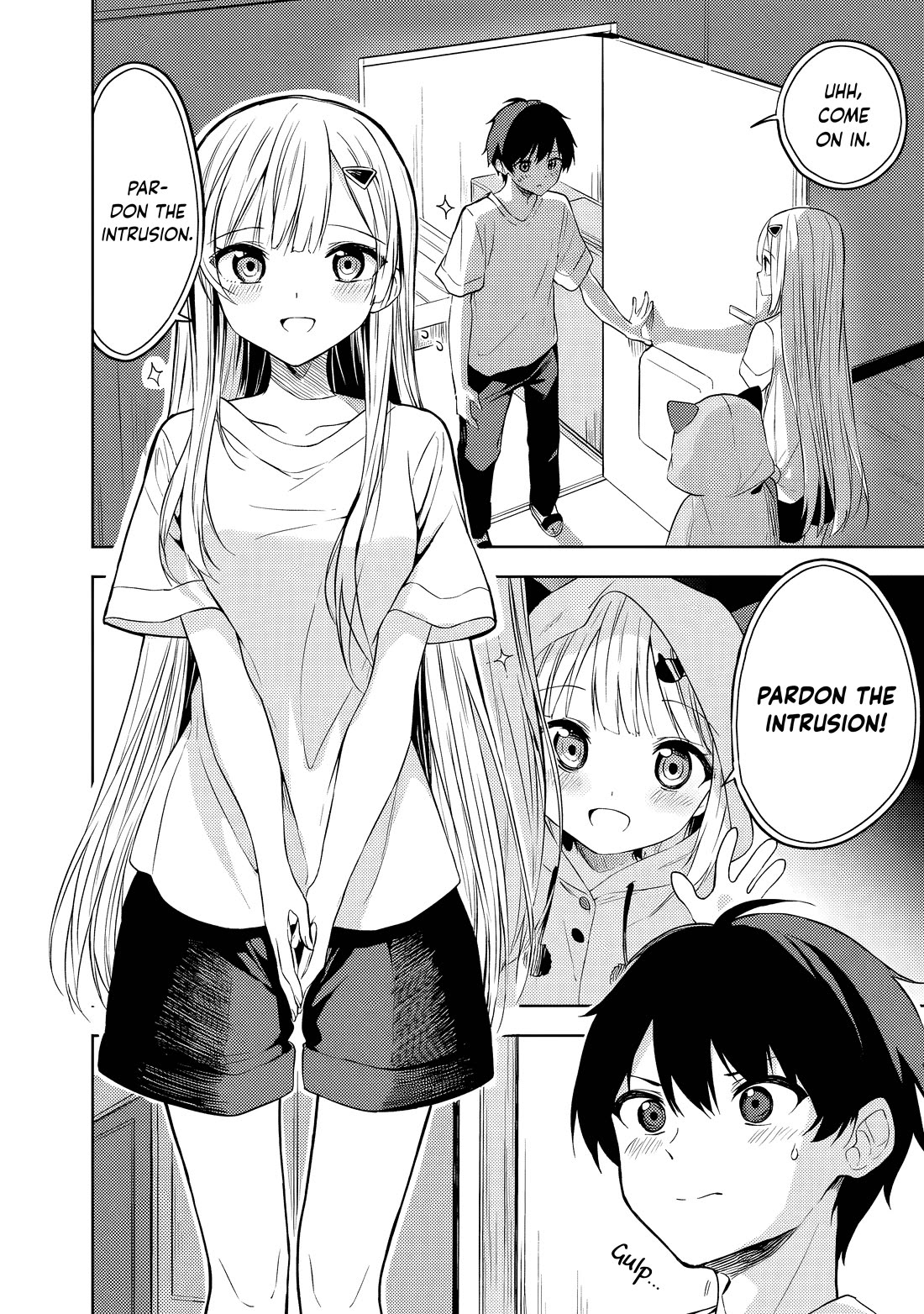 Maigo ni Natteita Youjo o Tasuketara, Otonari ni Sumu Bishoujo Ryuugakusei ga Ie ni Asobi ni Kuru You ni Natta Ken ni Tsuite Chapter 3 - Page 3