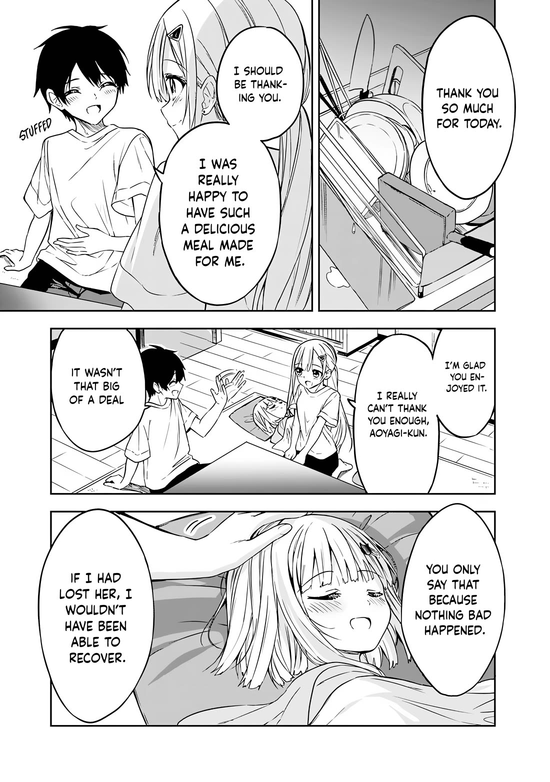 Maigo ni Natteita Youjo o Tasuketara, Otonari ni Sumu Bishoujo Ryuugakusei ga Ie ni Asobi ni Kuru You ni Natta Ken ni Tsuite Chapter 4 - Page 12