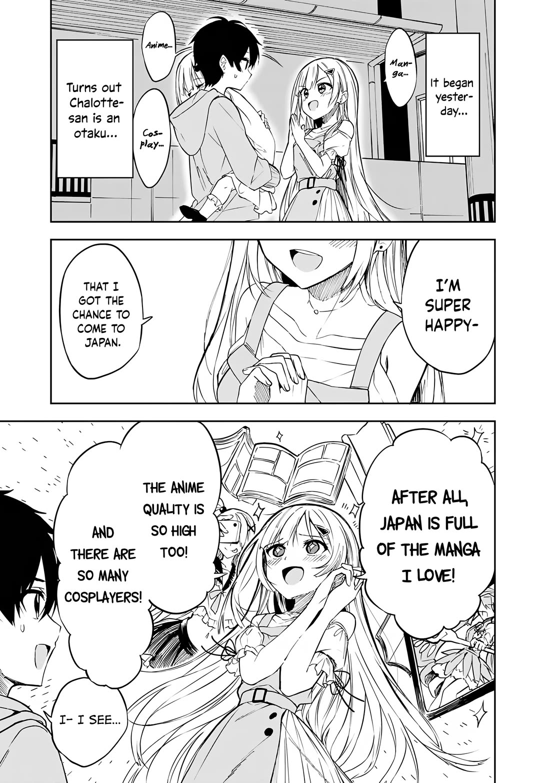 Maigo ni Natteita Youjo o Tasuketara, Otonari ni Sumu Bishoujo Ryuugakusei ga Ie ni Asobi ni Kuru You ni Natta Ken ni Tsuite Chapter 9 - Page 4