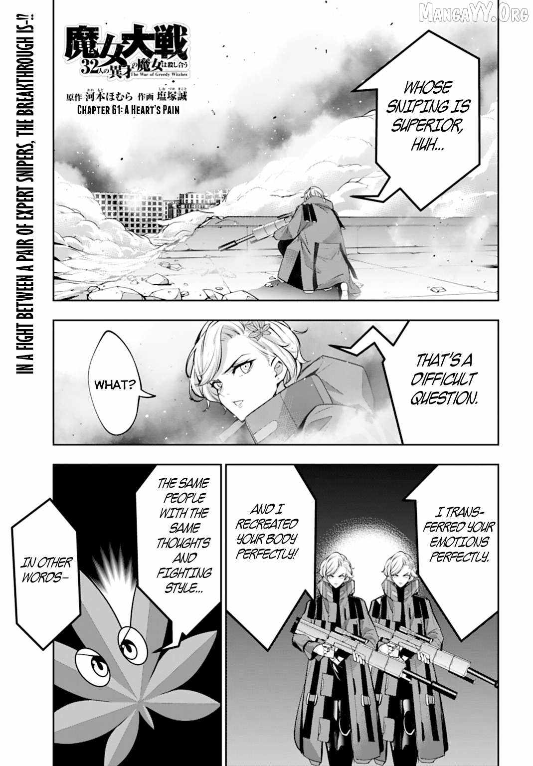 Majo Taisen: 32-nin no Isai no Majo wa Koroshiau Chapter 61 - Page 2