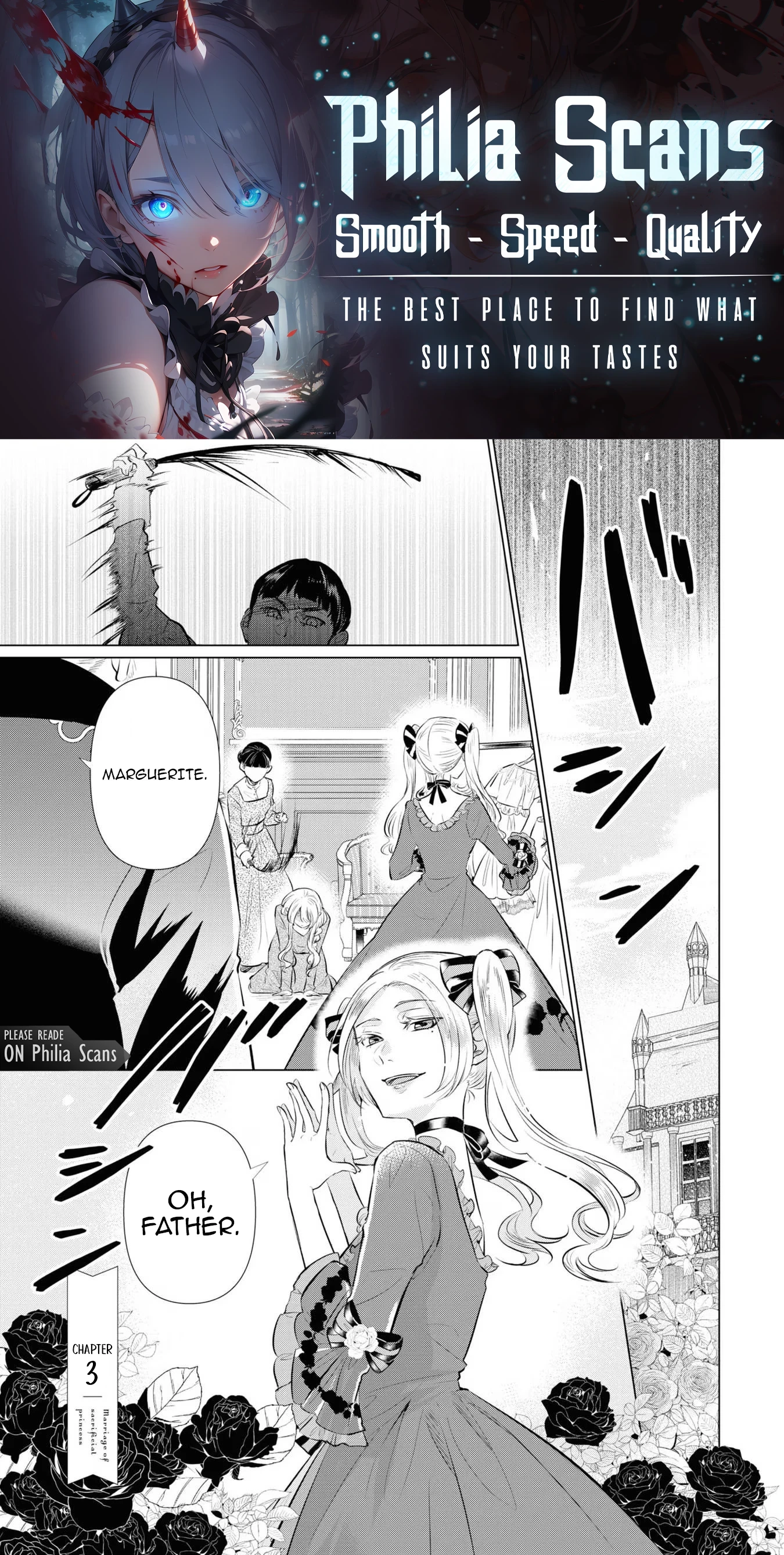 Marriage of a Sacrificial Princess Chapter 3 - Page 1