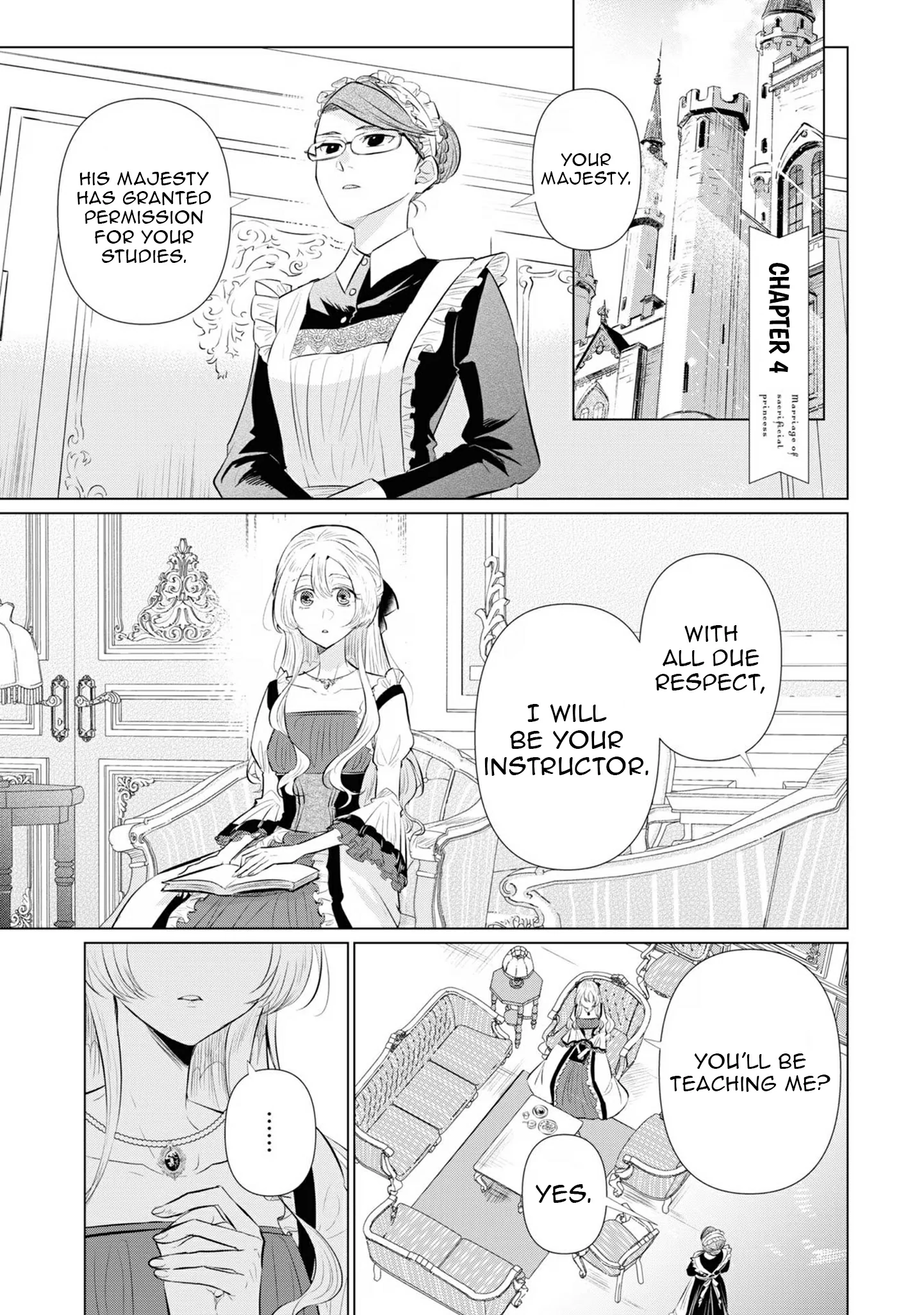 Marriage of a Sacrificial Princess Chapter 4 - Page 2