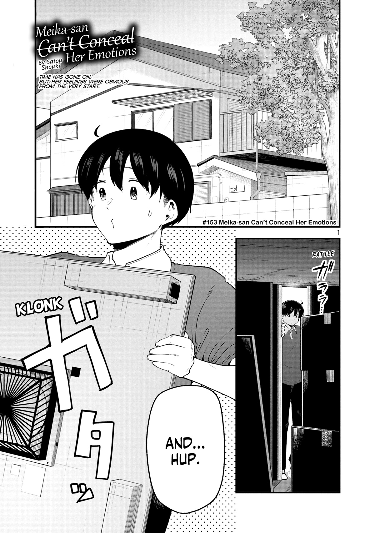 Meika-san Can’t Conceal Her Emotions Chapter 153 - Page 1