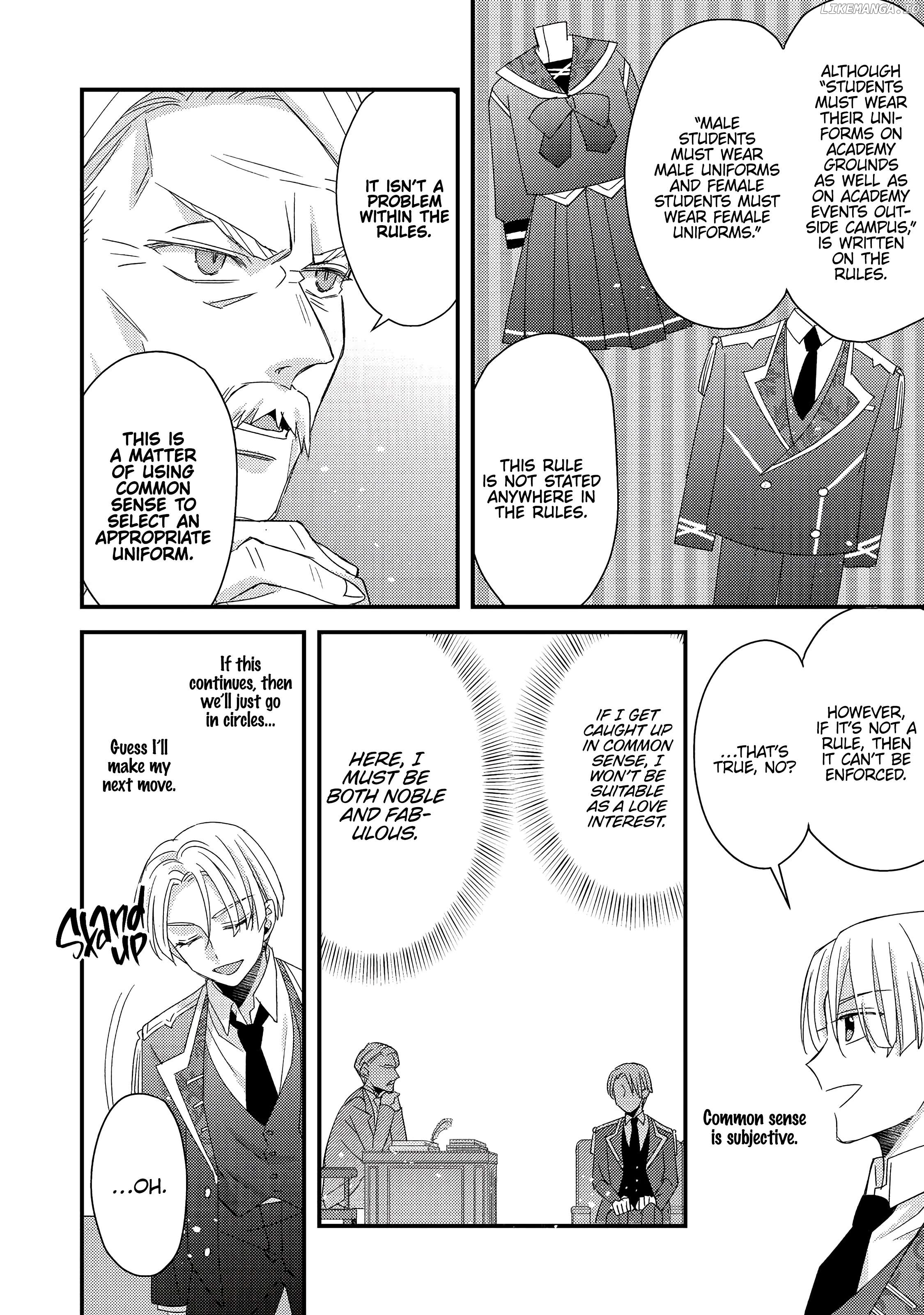 Mob Douzen no Akuyaku Reijou wa Dansou Shite Kouryaku Taishou no Za o Nerau Chapter 5 - Page 15