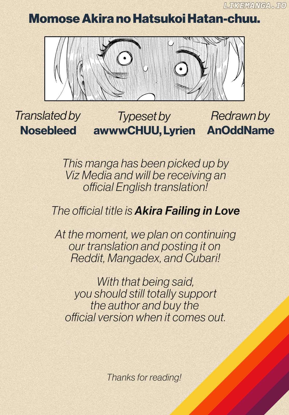 Momose Akira no Hatsukoi Hatan-chuu. Chapter 31 - Page 21