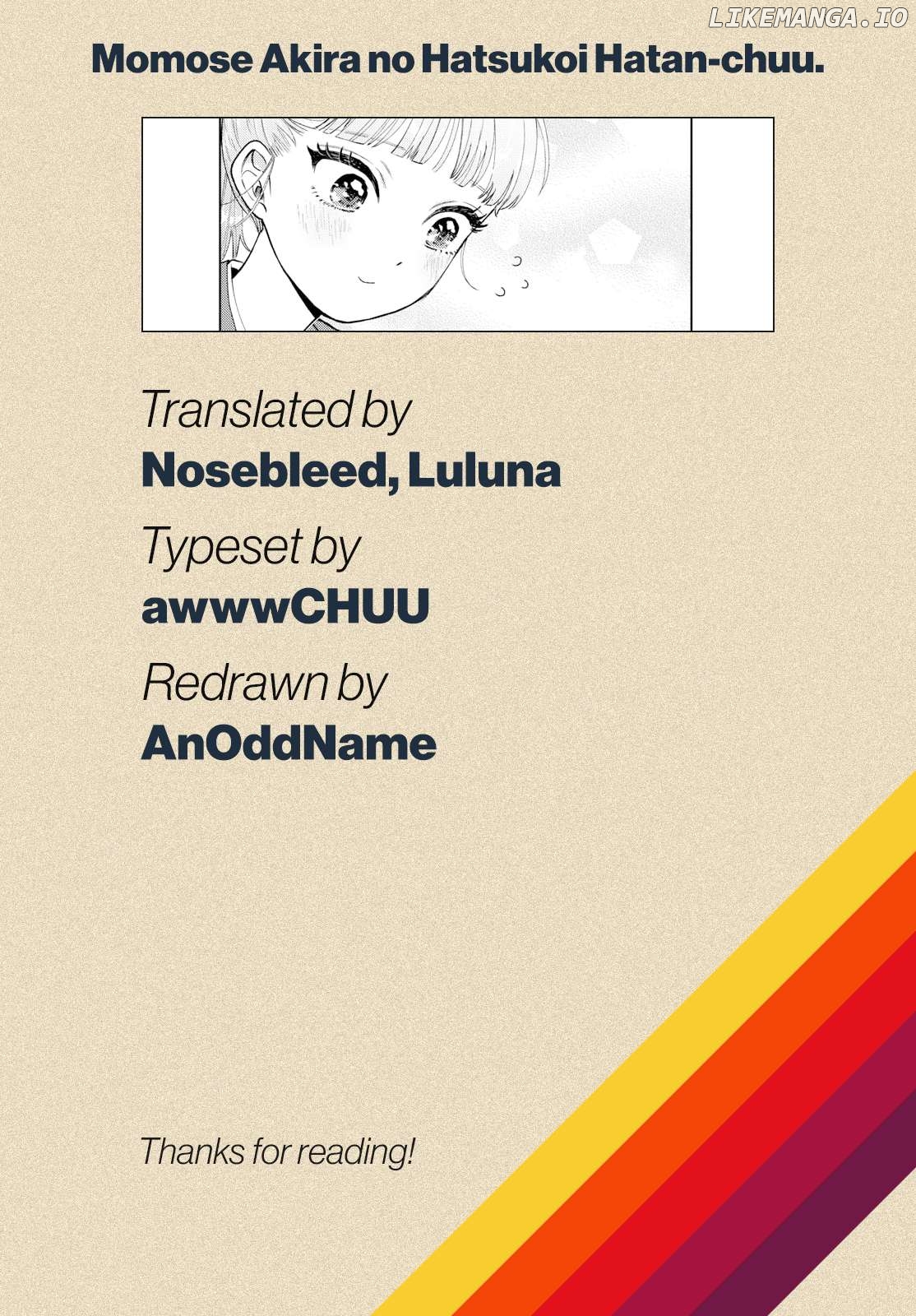 Momose Akira no Hatsukoi Hatan-chuu. Chapter 34 - Page 19