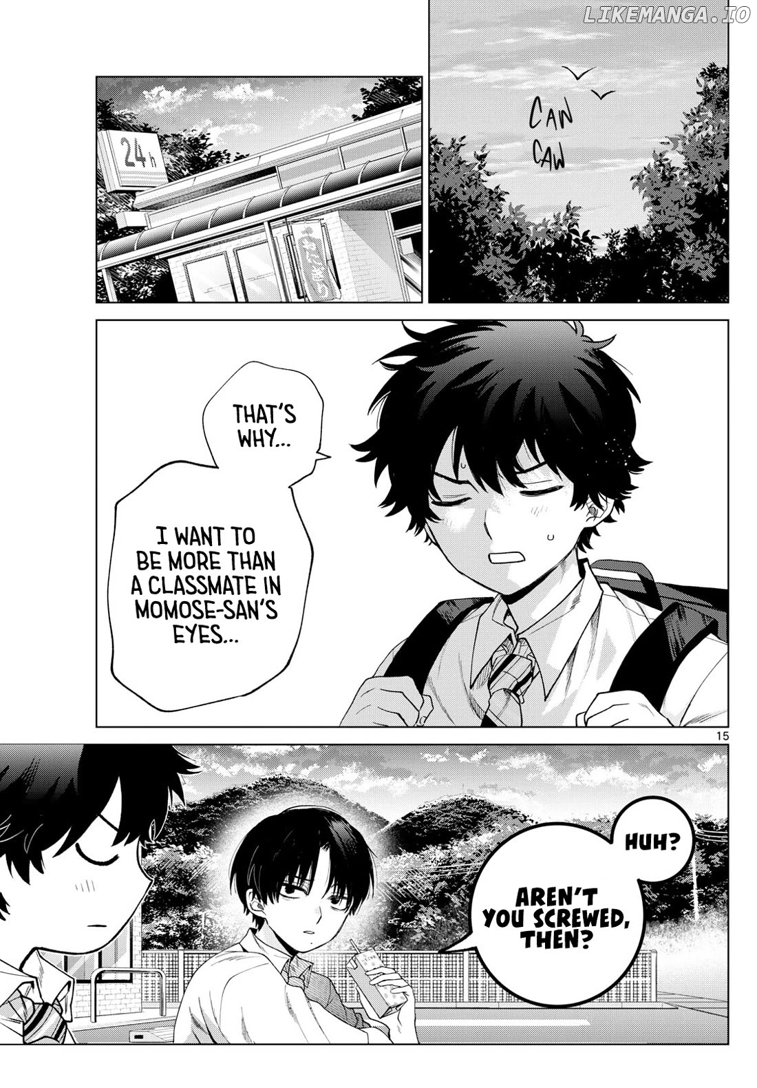 Momose Akira no Hatsukoi Hatan-chuu. Chapter 36 - Page 15