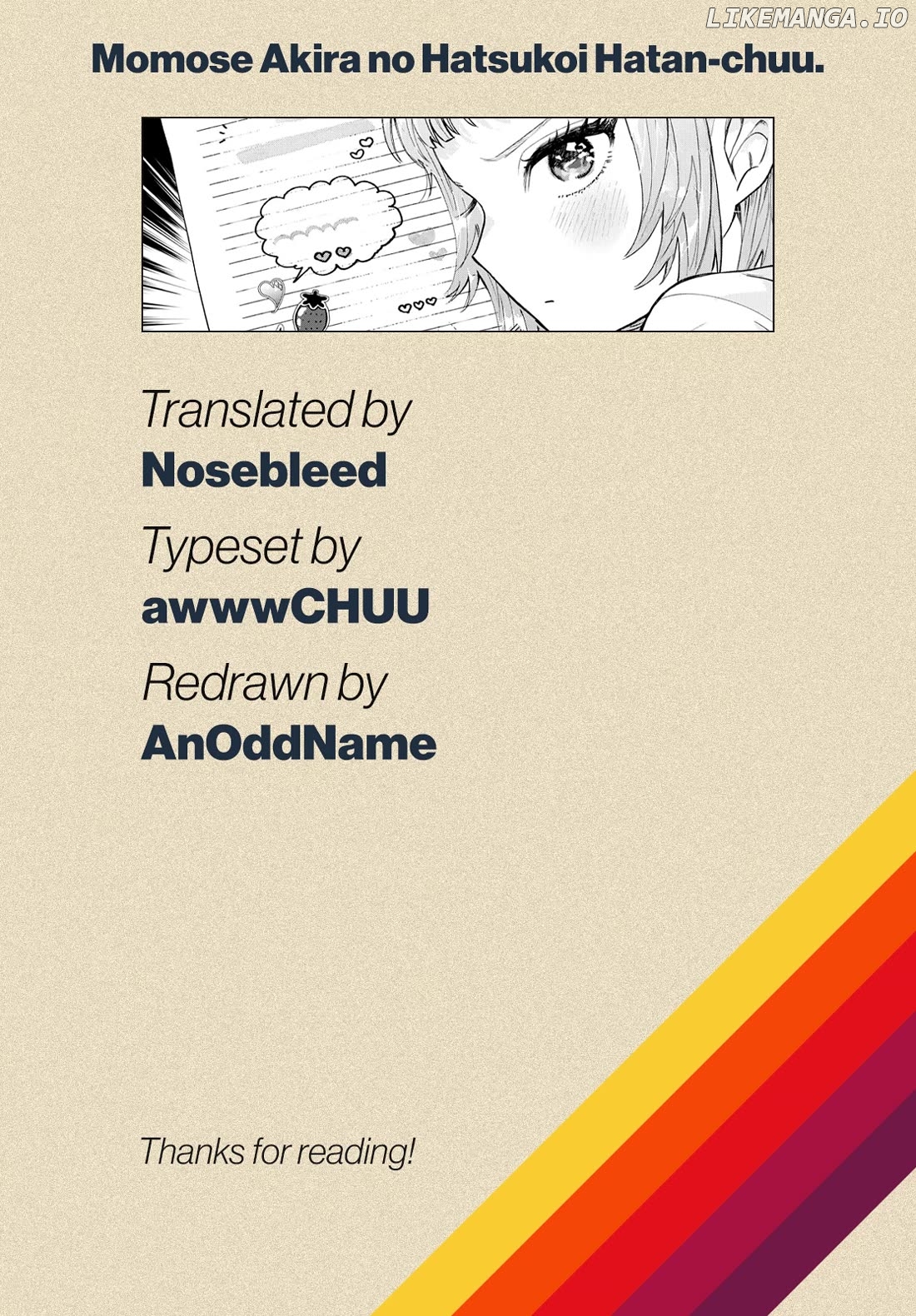 Momose Akira no Hatsukoi Hatan-chuu. Chapter 36 - Page 20