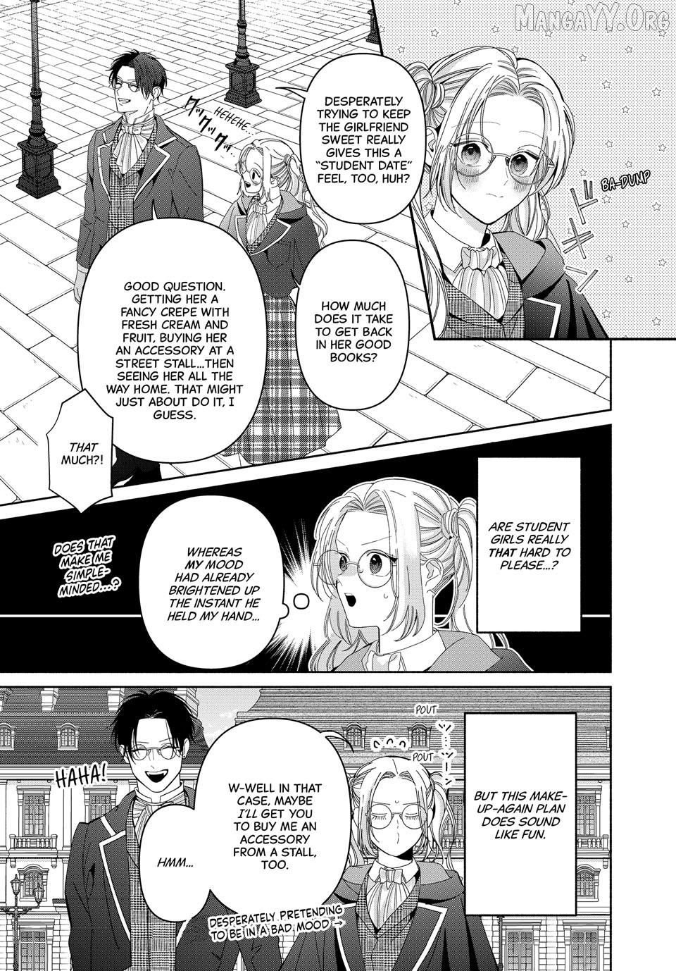Moto Konyakusha kara Nigeru tame Kyūketsu Hakushaku ni Koibito no Furi wo Onegai Shitara, Naze ka Dekiai Mōdo ni Narimashita Chapter 24 - Page 11