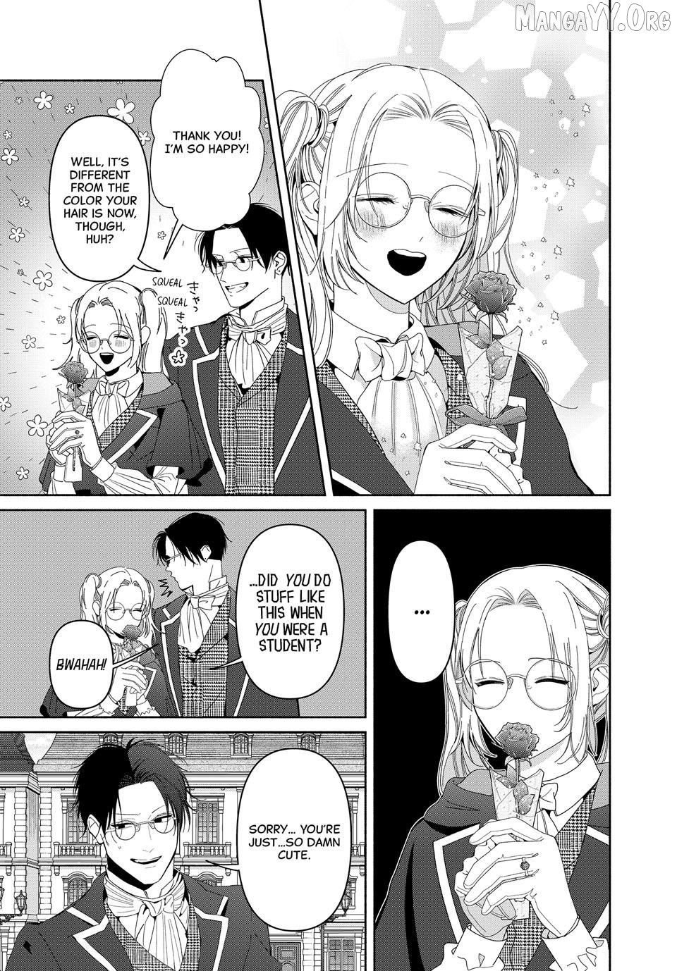 Moto Konyakusha kara Nigeru tame Kyūketsu Hakushaku ni Koibito no Furi wo Onegai Shitara, Naze ka Dekiai Mōdo ni Narimashita Chapter 24 - Page 9