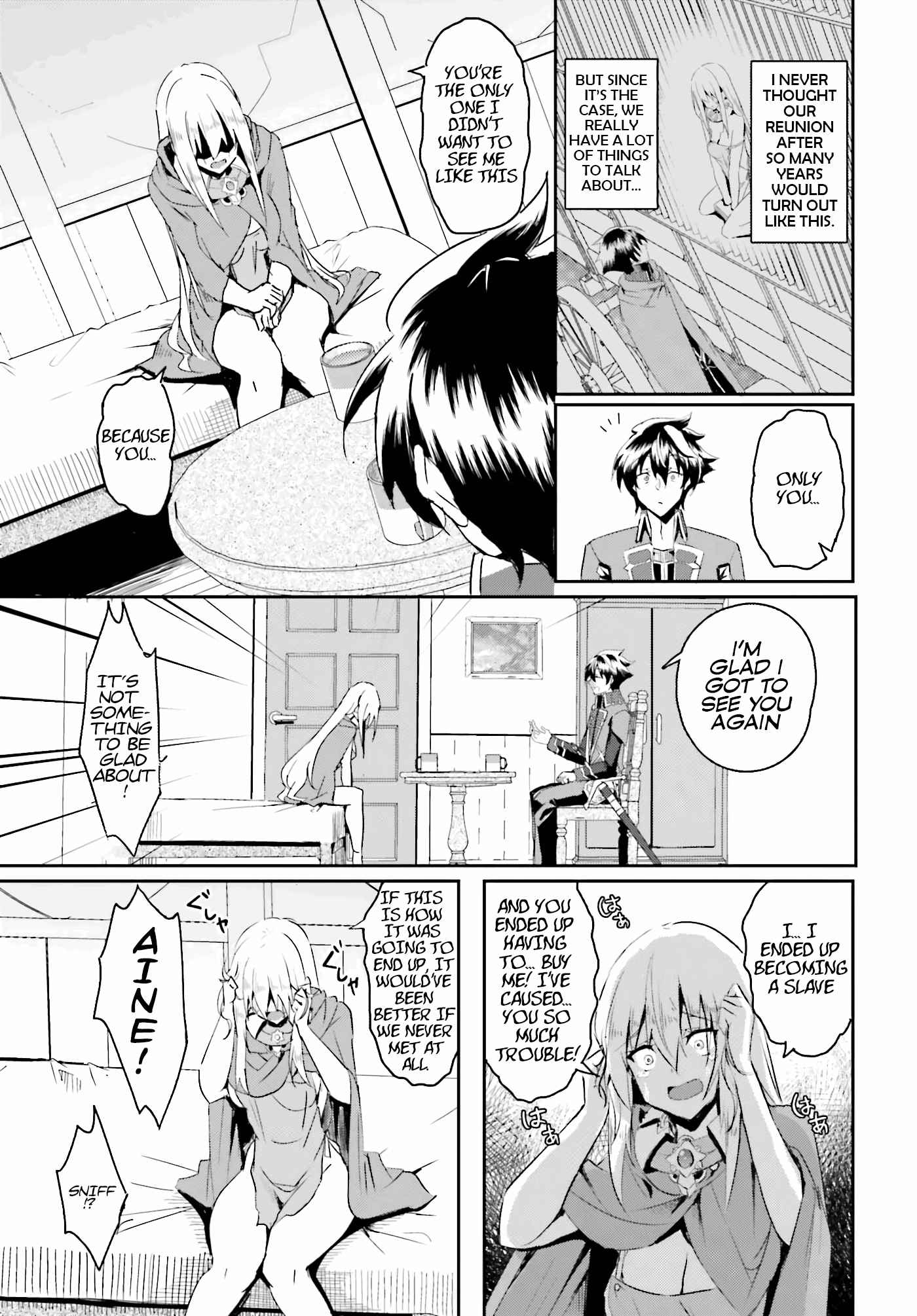 My Childhood Friend Who I Used to Train Swordsmanship With Became a Slave, so I, as an S-Rank Adventurer Decided to Buy Her and Protect Her Chapter 1 - Page 14