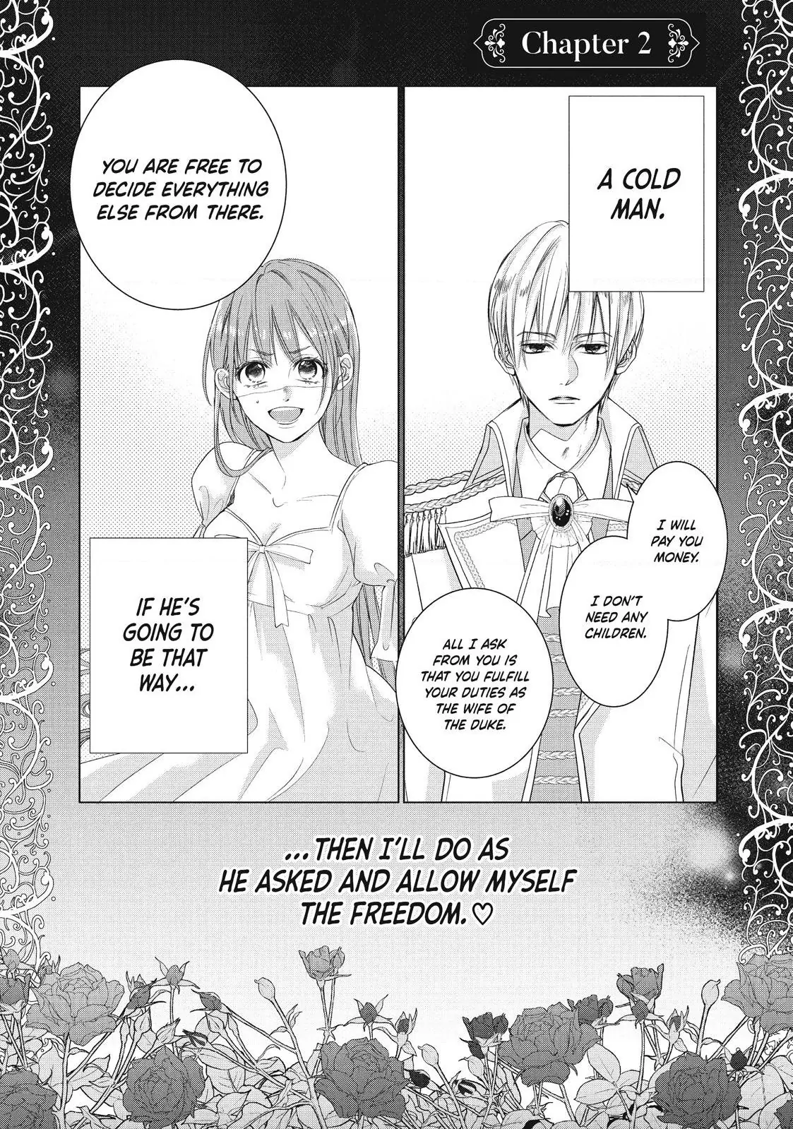 My Ice-Rose Husband Said He Only Wants Me to Play the Role of the Next Duchess, but Now He’s Stalking Me at Home! Chapter 2.1 - Page 1