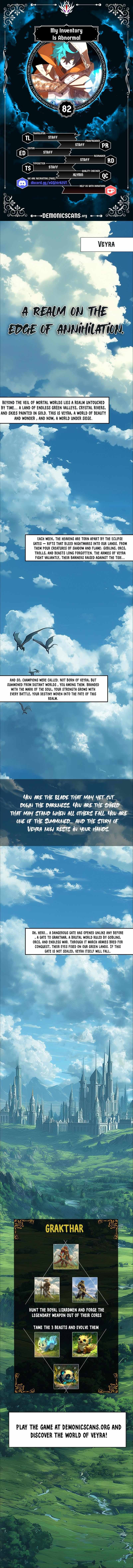 My Inventory Is Abnormal Chapter 82 - Page 1