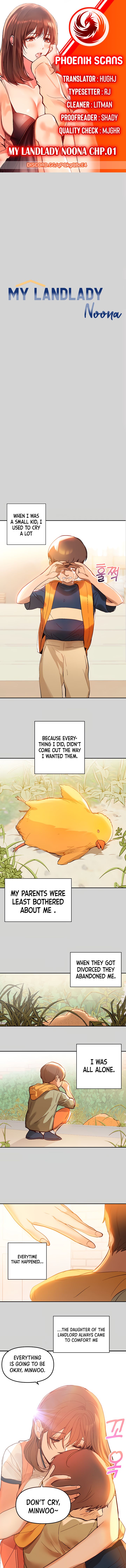 My Landlady Noona Chapter 1 - Page 1