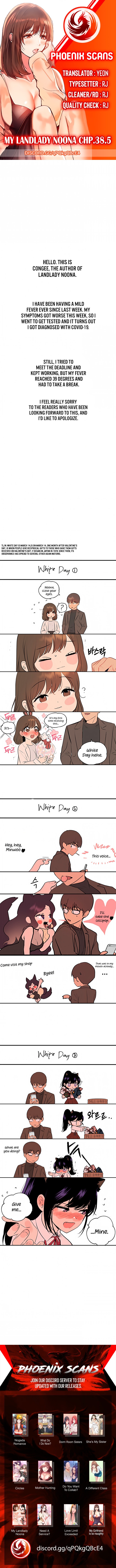 My Landlady Noona Chapter 38.5 - Page 1