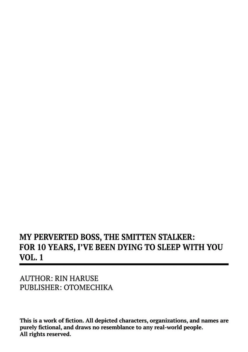 My Perverted Boss, the Smitten Stalker -For 10 Years, I’ve Been Dying to Sleep With You Chapter 1 - Page 22