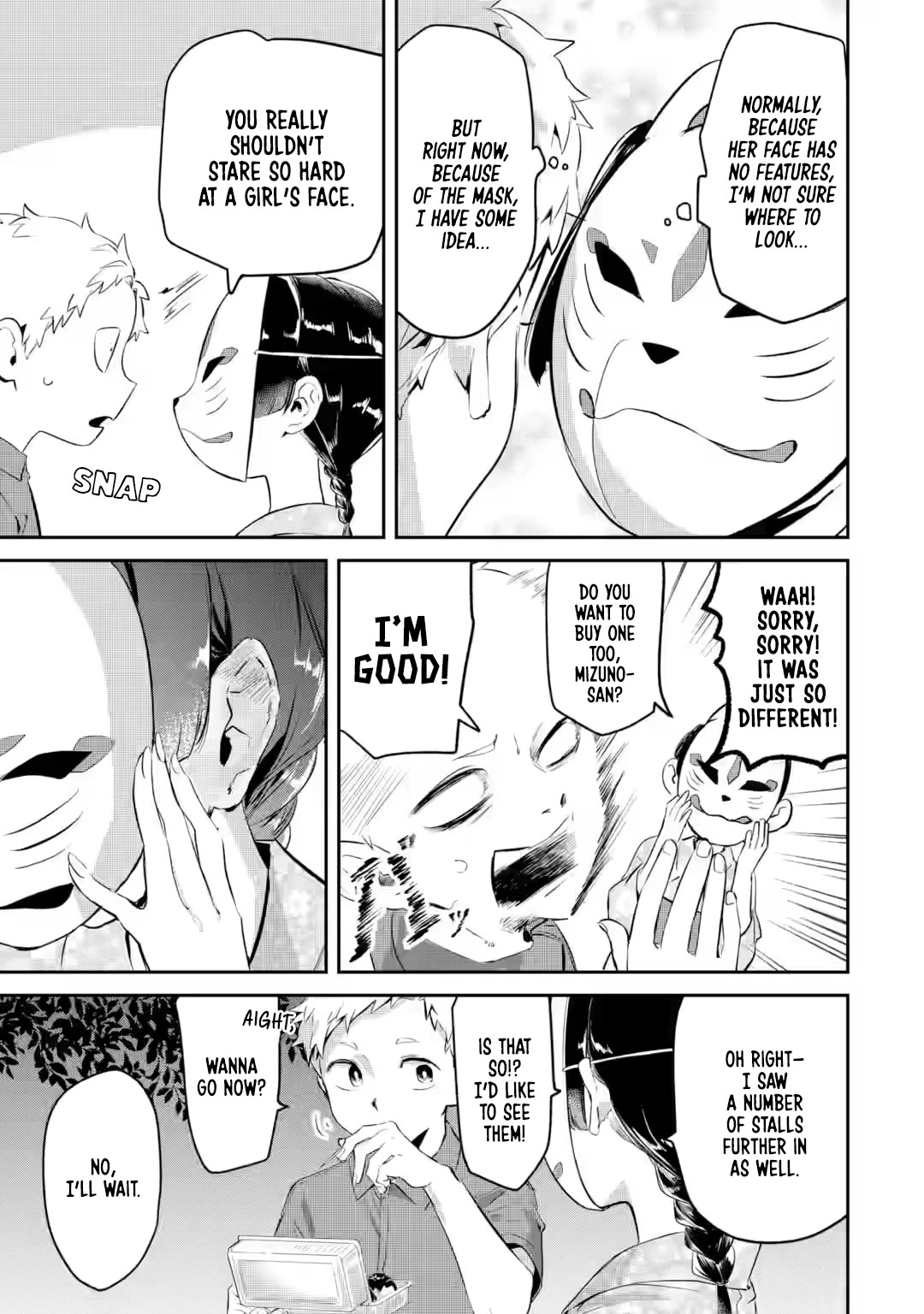 My Seatmate Wakao-san’s Face Is Almost Visible but It’s Not Chapter 19 - Page 9