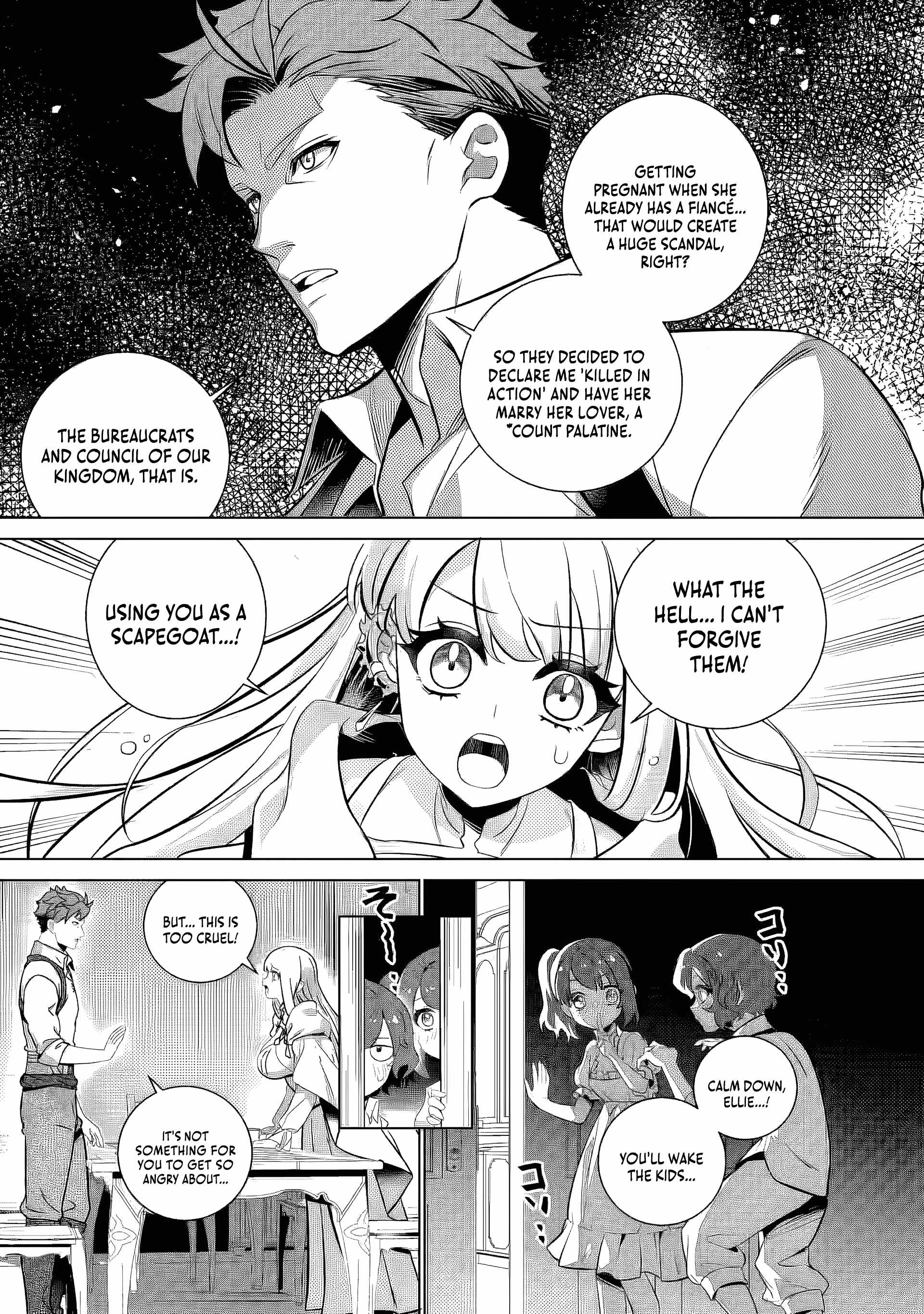 Netorare Tsuihousareta Saikyou Kishi Danchou No Ossan, Katainaka De Eiyuu Ni Matsuriagerareru Chapter 2.3 - Page 4