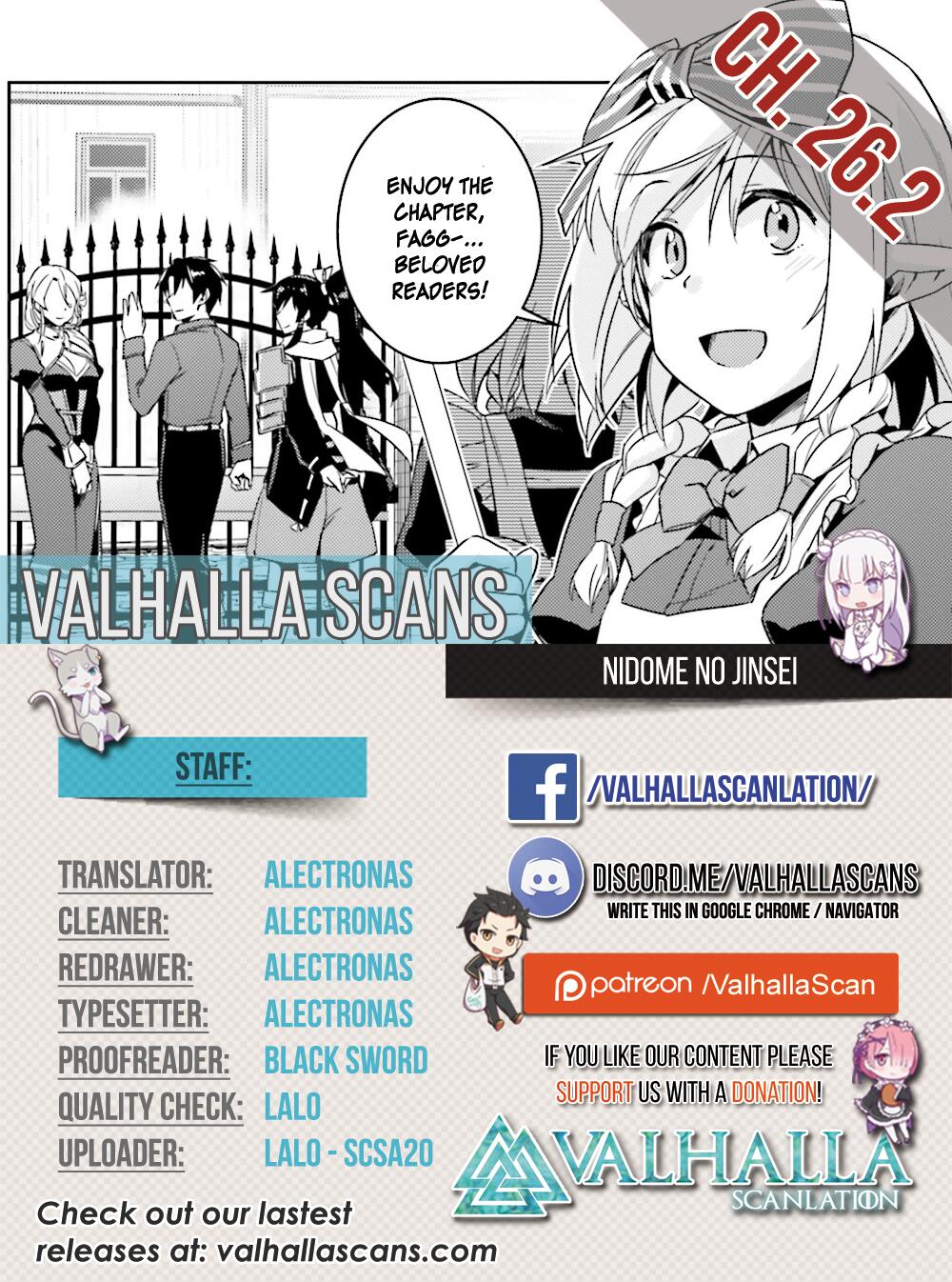 Nidome no Jinsei wo Isekai de Chapter 26.2 - Page 2