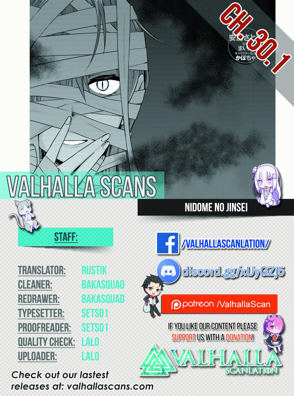 Nidome no Jinsei wo Isekai de Chapter 30.1 - Page 1