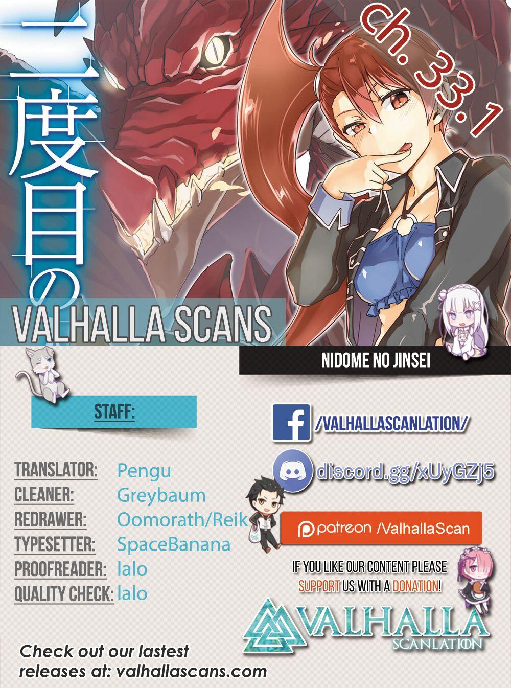 Nidome no Jinsei wo Isekai de Chapter 33.1 - Page 1