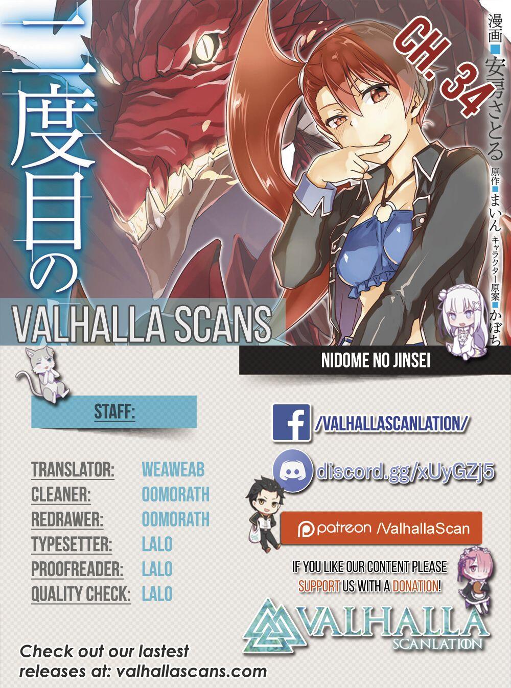 Nidome no Jinsei wo Isekai de Chapter 34 - Page 1