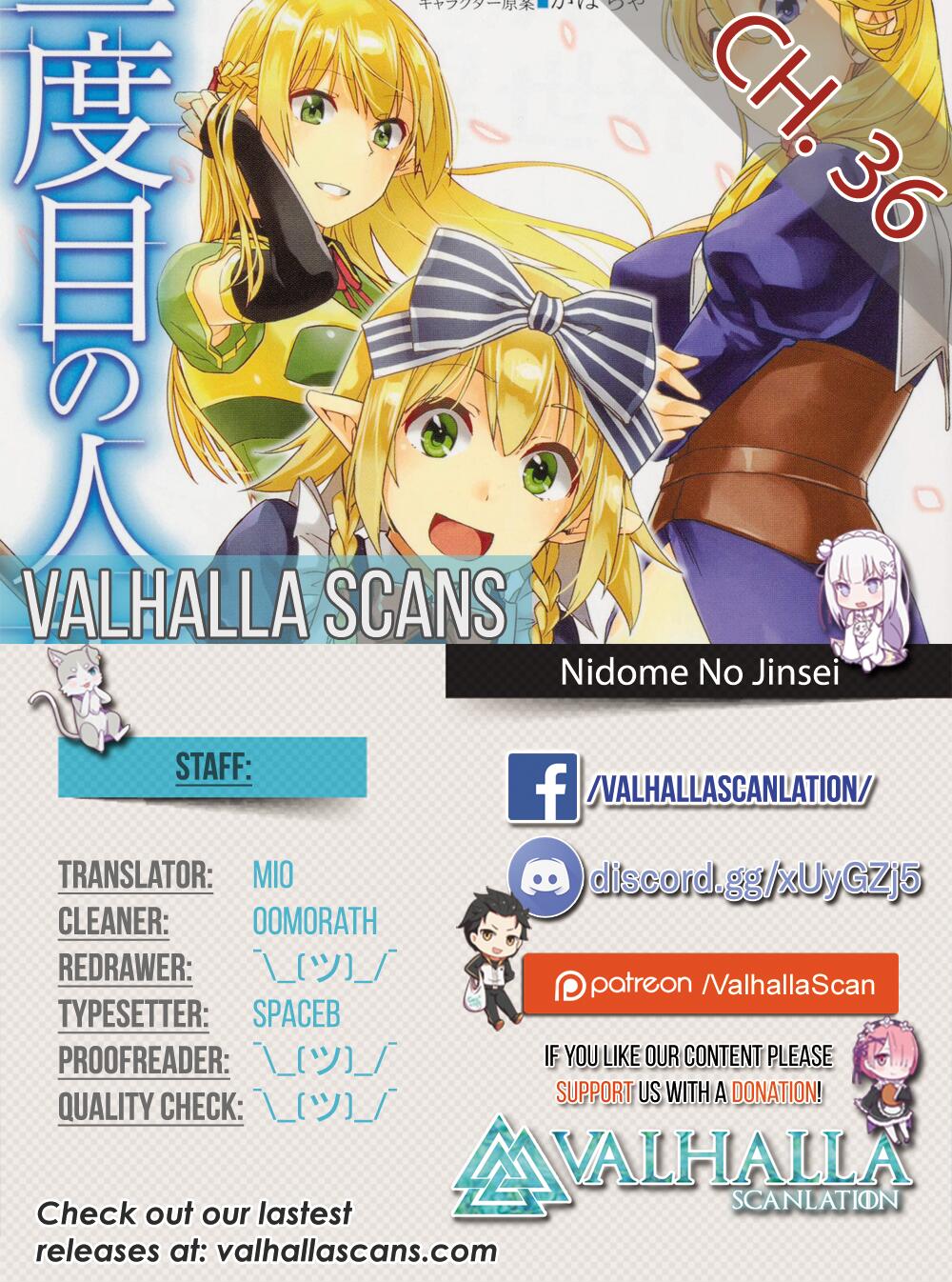 Nidome no Jinsei wo Isekai de Chapter 36 - Page 1