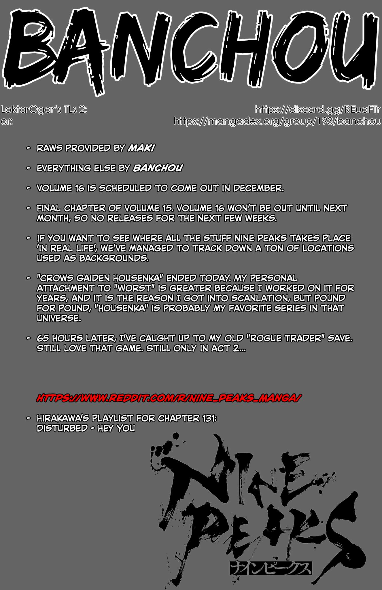 Nine Peaks Chapter 131 - Page 1